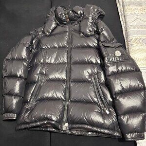 Moncler Maya black puffer jacket